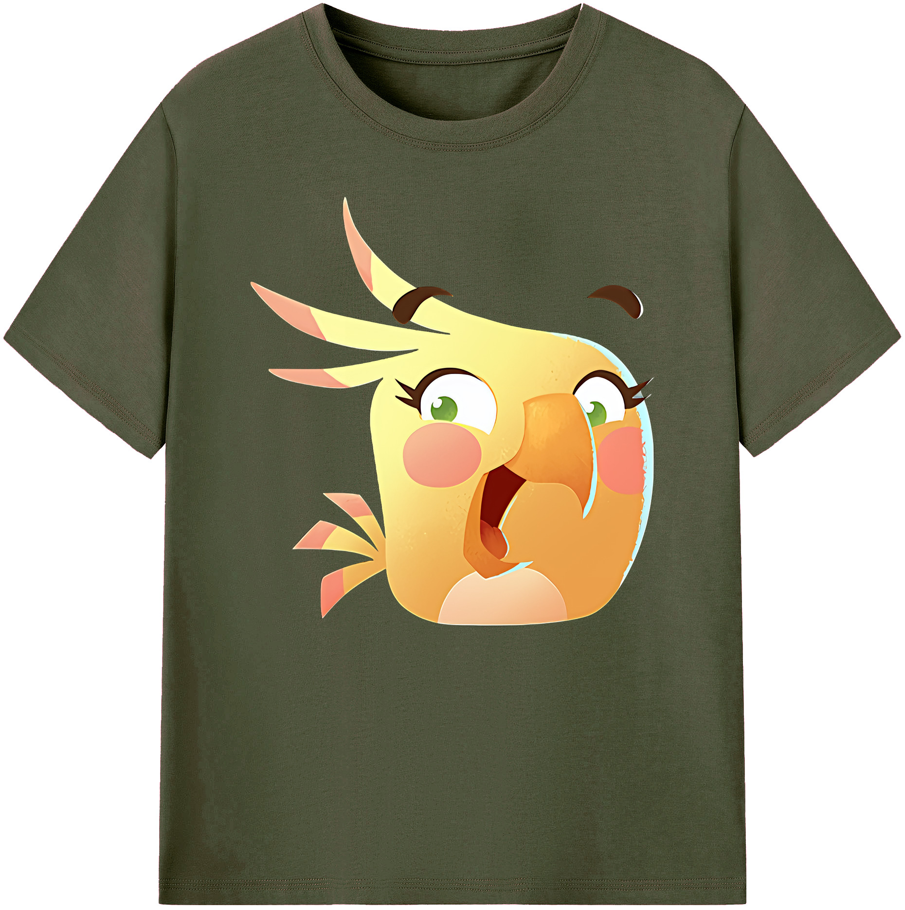 （画像用） Angry Birds アングリーバード 綿100％ メンズ半袖Tシャツ｜肌触りやわらか＆通気性